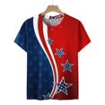 thumbnail image 4 of TSADFHJI T-Shirt de Noël pour Femmes Tunique Chat Manches Courtes Chemise Ample Imprimée d'Été Blouse Florale Col Rond T-Shirts Décontractés pour Femmes L Rouge, 4 of 5