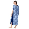thumbnail image 3 of Layla Women’s Sleepwear 46” Knit Caftan, XS-5X, 3 of 6