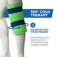 thumbnail image 2 of Brownmed 30104, Polar Ice™ Cold Therapy Wrap, Fleece, Large, 1/PK (691376_PK), 2 of 7