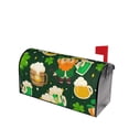 thumbnail image 3 of Bingfone St Patrick's Day10 Magnetic Mailbox Cover Standard Size for Garden Yard Outdoor Decorations-21x18 in, 3 of 9