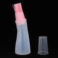 thumbnail image 3 of 2Pcs Household Barbecue Silicone Oil Bottle with Brush Kitchen Baking Barbecue ToolPink, 3 of 4