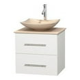 thumbnail image 7 of Wyndham Collection Centra 24 inch Single Bathroom Vanity in Gray Oak, Ivory Marble Countertop, Arista White Carrera Marble Sink, and No Mirror, 7 of 7