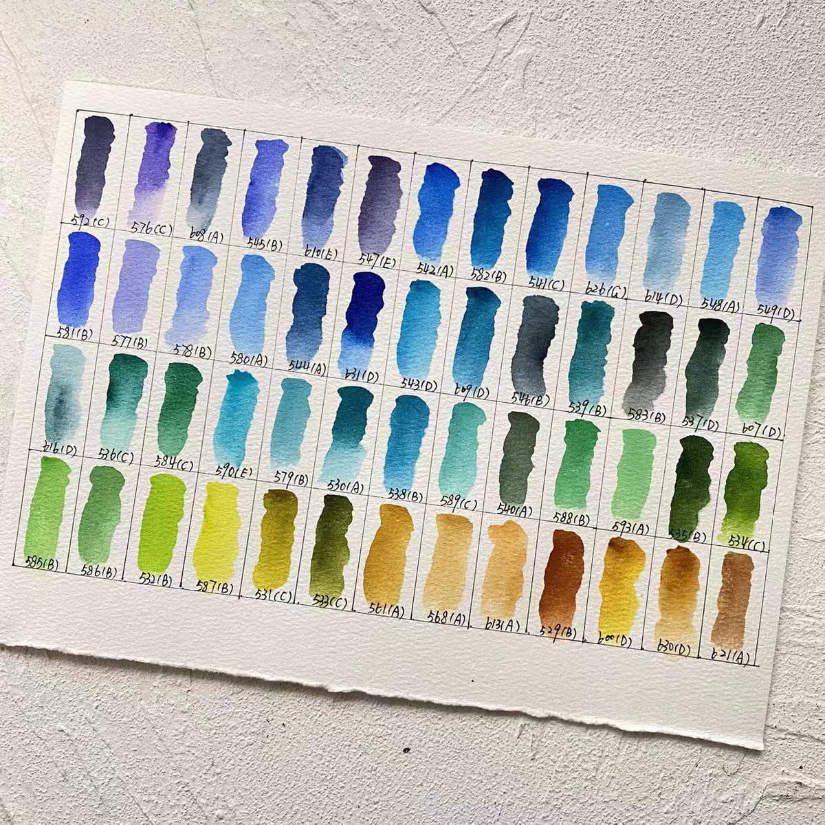 Mijello Mission Gold Class Pure Pigment Watercolor Handmade 126 color 0.5ml iron box+color card