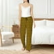 thumbnail image 4 of Fotbe Retro Yellow and Black Houndstooth Pantalones de Pijama para Mujer, Pantalones de Dormir, Pantalones Pj con Cordón y Bolsillos-X-Large, 4 of 6