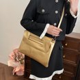 thumbnail image 4 of Bolso de mano sencillo para mujer, bolso Vintage de gran capacidad, bolso de mano con correa desmontable, bolso de mano de ocio, bolso de viaje para mujer, 4 of 9