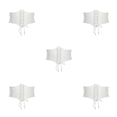 thumbnail image 3 of Redempat Experience Comfort Of Soft And Breathable Waist Closure Strap Can Be Freely Adjusted Widened white 73cm 5Set, 3 of 6