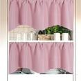 thumbnail image 4 of Light Pink Blackout Curtain Curtain Short Curtain (52 × 18In) F Polyester - 1Pc Curtain, 4 of 8