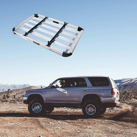 - Universal Sturdy Car Roof Cargo Carrier Luggage Basket Rack Top Crossbars