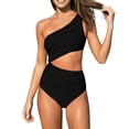 thumbnail image 2 of Xucatan Women's One Piece Swimsuit Zipper Front Tummy Control Monokini, Removable Pads Push Up Full Coverage Modest Swimwear Long Torso Fit Plus Size Summer Beach Vacation Gift, 2 of 4