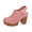 A-Pink, variant on Gpaecead Women Chunky Heel Slingback Sandals Solid Color Breathable Perforated Adjustable Spring Summer Work Weekend Shoes,D-Black