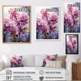 thumbnail image 4 of Designart "Surreal Beauty In Lilac Fragrance II" Lilacs Floater Framed Wall Art Prints, 4 of 5