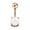 Rose Gold-Opal, variant on Sexy Opal Belly Button Ring Barbell Stainless Steel Navel Piercing Body Jewelry-Rose Gold-Opal