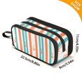 thumbnail image 4 of FORMRS Pencil Case with 3 Compartments Zipper Pouch, Elementary School Level and up, Simple Nautical Pattern, 4 of 8