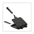 thumbnail image 1 of Sandwich Maker, Non-Stick Hot Sandwich Maker Grill Pans with Handle Aluminum Flip Pan for Home Kitchen, 1 of 5