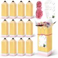 thumbnail image 1 of Back to School Pencil Boxes with Cards, 12 Pencil Gift Boxes for Teachers, Welcome Back to School Teacher Gifts for First Day of Schools Party Favor Supplies Thank Teachers Appreciation, 1 of 7