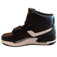 thumbnail image 3 of Loonyx Women's Black Lace-Up Sport High-Top Stylish Sneakers, Size 10, 3 of 7