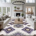 thumbnail image 4 of Rectangle Area Rug 6x9ft,Farm Aztec Pattern Washable Carpet Non-Slip Runner Accent Rugs Indoor Floor Mat for Bedroom Living Room Decor,Southwest Wind Bohemian Art, 4 of 9