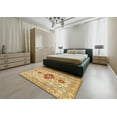 thumbnail image 5 of Ahgly Company Machine Washable Indoor Rectangle Traditional Sedona Brown Area Rugs, 5' x 7', 5 of 7
