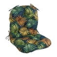 thumbnail image 2 of Blazing Needles 48-inch by 24-inch Patterned Outdoor Spun Polyester Swivel Rocker Cushion, 2 of 4