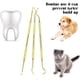 thumbnail image 2 of Herramientas dentales, cuidado bucal, juego de tres piezas, limpiador dental tipo azada, quitamanchas de dientes, sonda de ángulo curvo, 2 of 5