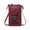 Wine Red, variant on Elegant Women Ladies Messenger Elegant Pattern Ladies Messenger Fits Most Phones Daily Gift