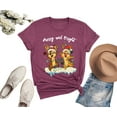 thumbnail image 3 of Merry and Bright Christmas T-Shirt – Cute Holiday Graphic Tee for Women, Men, Kids, Toddler & Baby – Family Matching Shirt, 3 of 7