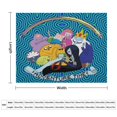 Adven_ture Ti_me Funny Anime Cartoon Throw Blanket Flannel Blanket
