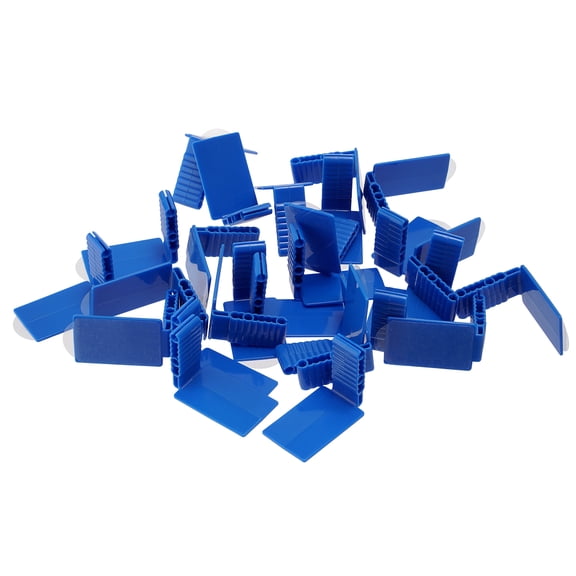 FOUR E's Scientific 100Pcs Dental X-ray Sensor Holder, Autoclavable Self-Adhesive Anterior Sensor Holder Block, Blue