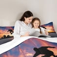thumbnail image 5 of jejeloiu Teens Skateboard Gaming Queen Comforter Set,Gamer Bedding Comforter Set For Boys 3-Piece, 5 of 8