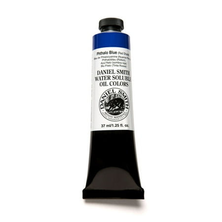Daniel Smith Water-Soluble Oil Color, 37ml Tube, Pthalo Blue (Red
