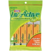 Kraft LiveActive Natural Cheddar Cheese Sticks 7 ct Bag
