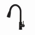 thumbnail image 5 of Stainless Steel Lead-Free Environmentally Friendly Kitchen Composite Pull-Out Faucet (Black) With Second Level Water Outlet, 5 of 5