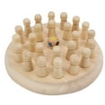 thumbnail image 2 of Educational Intelligent Game, Durable Funny Block Board Game Anti-Corrosion Anti-Corrosion Wooden Memory Chess Toy  For School, 2 of 8