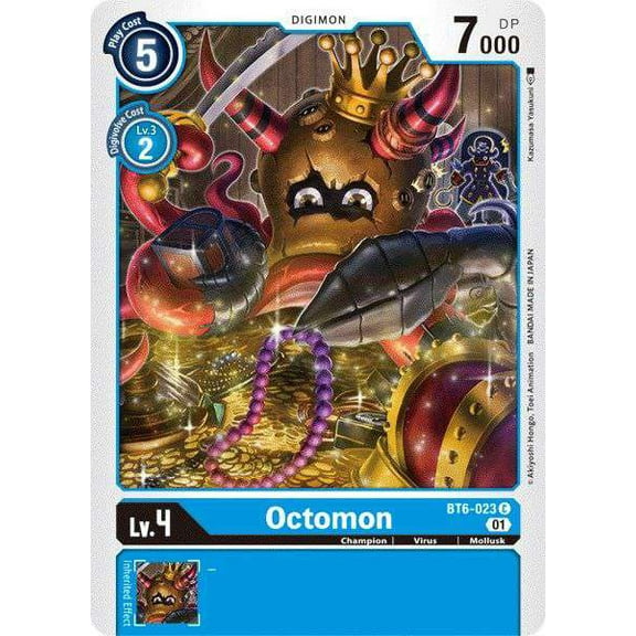 Digimon Double Diamond Common Octomon BT6-023