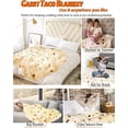 thumbnail image 2 of 150cm Double Sided Tortilla Blanket, Giant Round Novelty Taco Wrap Warm Throws Soft Comfort Flannel Realistic Food Plush Towel Creative Gifts for Fami, 2 of 5