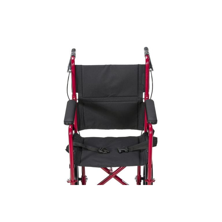 Expedition X EXP19LTRD 赤い折りたたみ介助用車椅子 Amazon.com