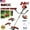 2 in 1 (Red), variant on YNCE Professional High Power Grass Trimmer,Hedge Trimmer Gas Brush Trimmers Lawn Mower 52CC 2-Stroke Gas Straight Shaft String Backpack Grass Trimmers for Lawn Care