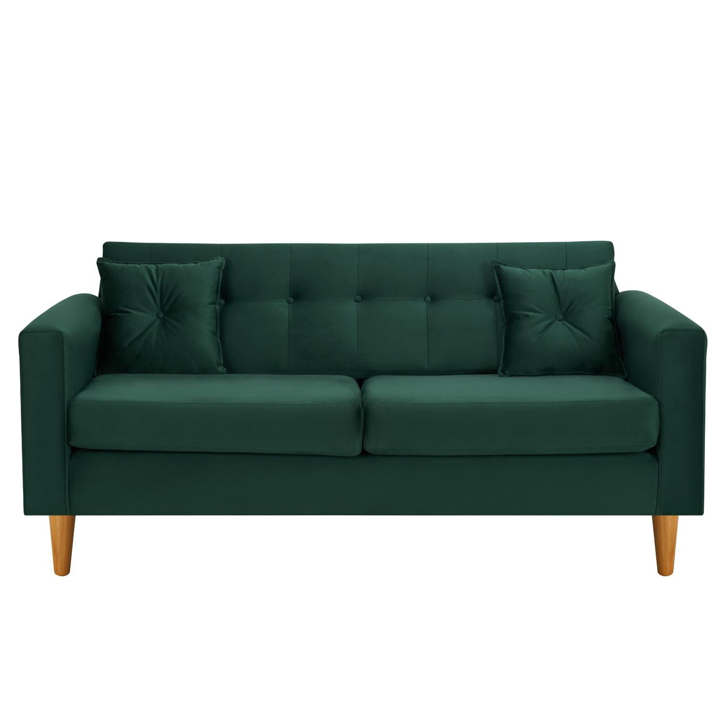 Sofa New Retro 3C Felpa 04 Verde Botella