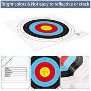 Morrell ASA Indoor Round Paper Face Shooting Targets, 17x17-Inch, 100 Count