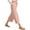 Pink, variant on Posijego Womens Cotton Linen Capri Pants Lightweight High Waist Drawstring Wide Leg Cropped Pants Beach Summer Loose