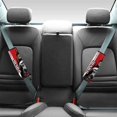 thumbnail image 2 of Chririnla Mexico Flag Eagle Print Seat Belt Pad 2 Pack, Seat Belt Shoulder Strap Covers Polyester Soft Magic Tape for Cars Vans Sedan, 2 of 8