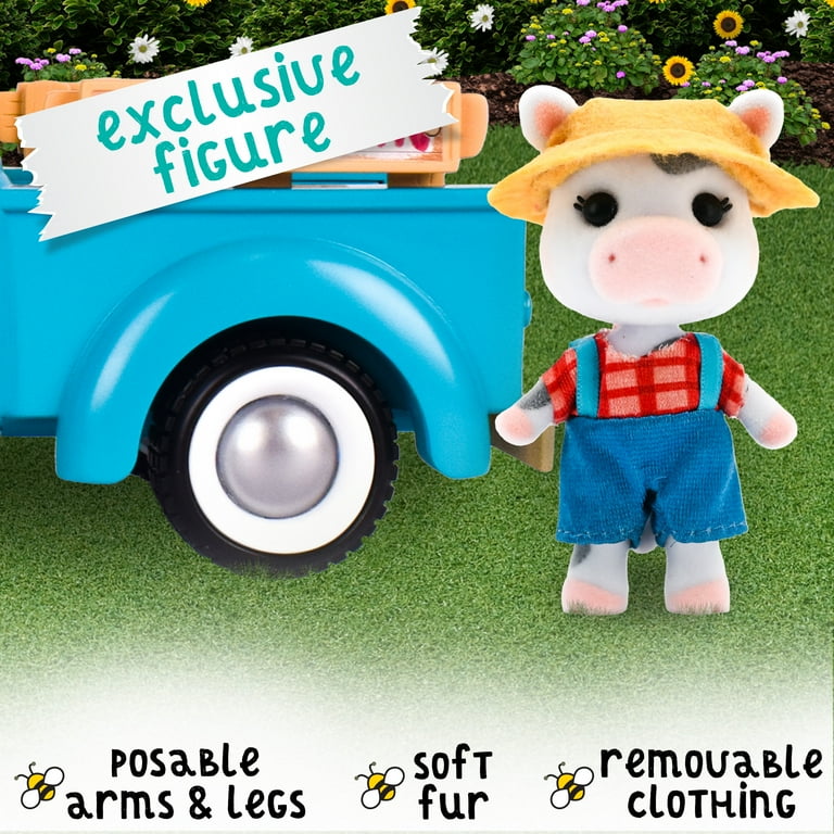 Honey Bee Acres Buzzby Farm Truck – Toy Vehicle with Miniature