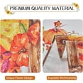 thumbnail image 5 of Thanksgiving Rectangle Tablecloth - Fall Harvest Pumpkins Maple Leaf Farmhouse Style Table Cloths, Washable Polyester Autumn Decorative Table Cover for Dining, Party, Holiday, 60 x 102 Inch, 5 of 6