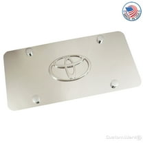 Toyota 3-D Chrome Logo License Plate
