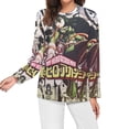 thumbnail image 3 of My Hero Academia Women's Pajama Top 3D Digital Print Sleepwear Trendy Crewneck Pullovers Long Sleeve Shirts 4XL, 3 of 8