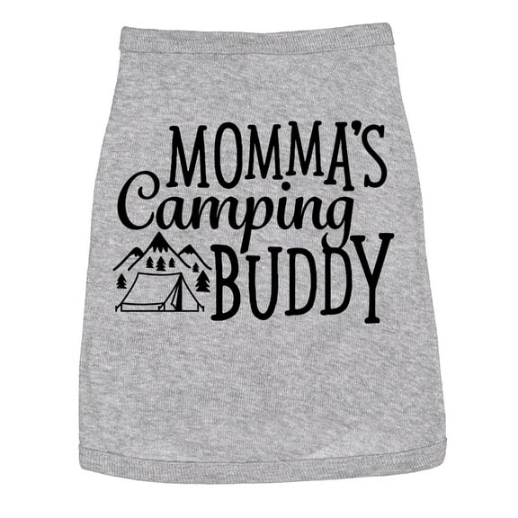 Dog Shirt Mommas Camping Buddy Cute Clothes for Pet Puppy