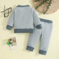 thumbnail image 4 of HCNTES Baby Boy Winter Clothes Toddler Baby Boy Fall Winter Clothes 12 18 24 Months 1T 2T 3T 4T 5T Cartoon Car Pattern Long Sleeve Tops and Long Pants Set Fall Sweatsuits Outfits, 4 of 9