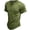 v#36Green168, variant on Rggeeun Men'S T-Shirts Solid Color Henley Buttons Knit Short Sleeve V-Neck Knit Relaxed Fit For Summer Outdoor Casual Tops,Black,L