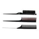 thumbnail image 2 of Juego de 3 cepillos para el cabello Yuyangstore peines para peinar metal negro, 2 of 8