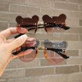 thumbnail image 4 of Gafas de sol para niños de moda Protección UV Niños y niñas Gafas de bebé súper lindas Orejas de oso con forma de foto Gafas de sol, 4 of 4